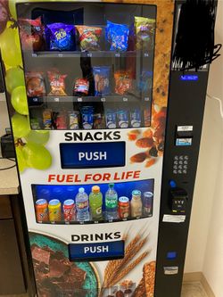 Vending machine with credit card reader