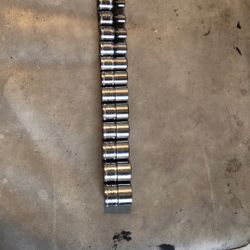 Snapon 1/4 Drive Shallow Chrome 6 Point Sockets 4 Mm To 15 Mm 
