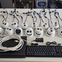 16 Camera Security System + DVR – 14 Camera Setup