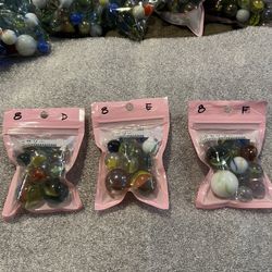 Vintage Mixed Marbles 