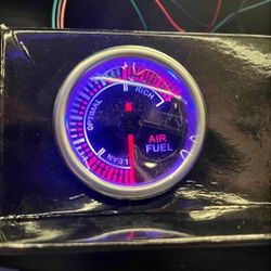2-inch 52mm Smoke Tinted 7-Color LED Air Fuel Ratio Gauge Meter