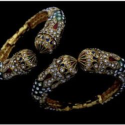 Indian Jewelry - Bangle And Earrings