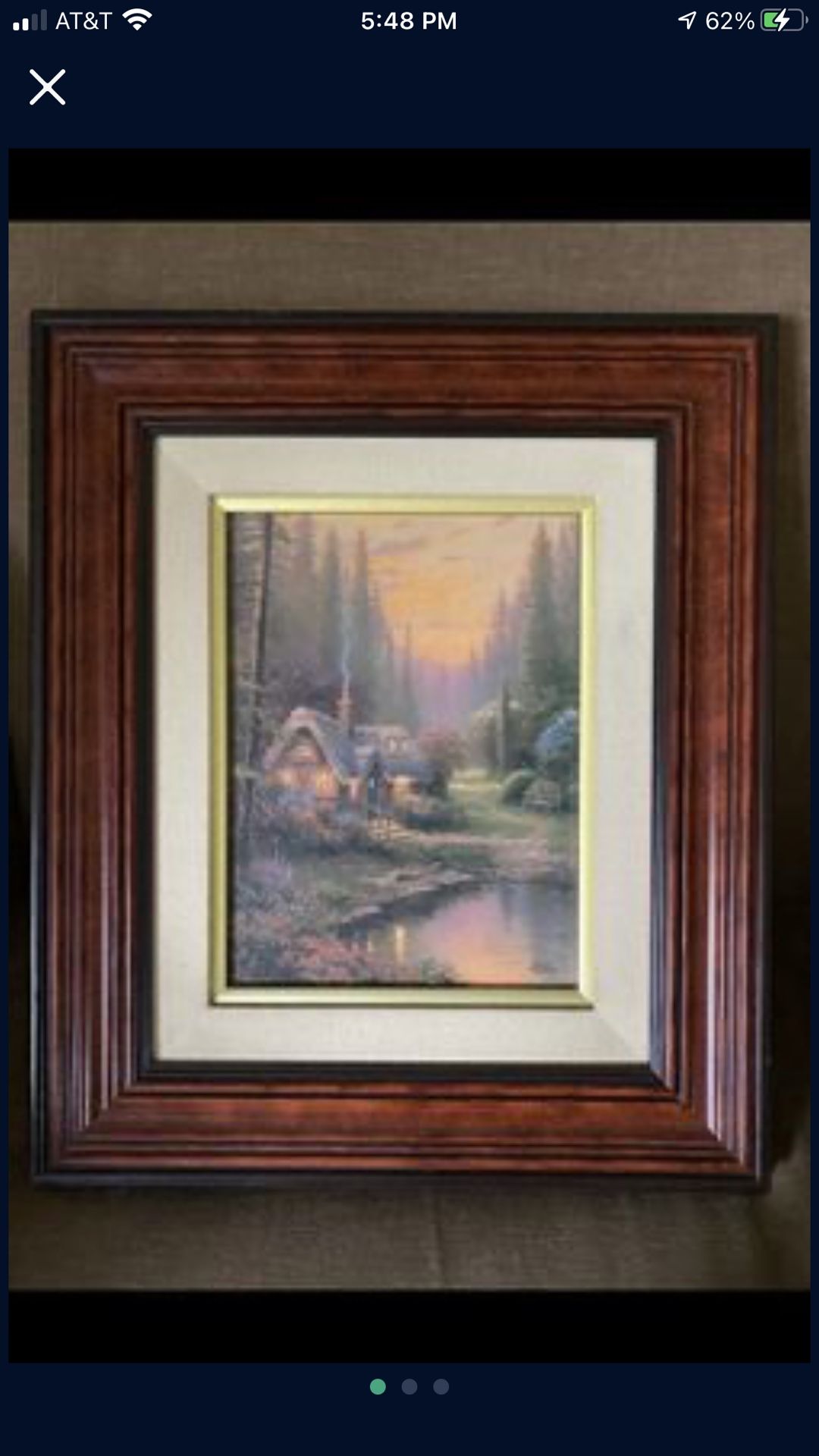 Thomas Kincaid “Meadowood Cottage” Painting