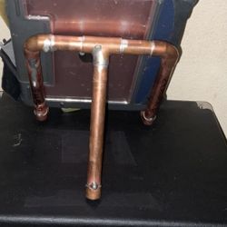 Custom Copper Prototype #2  iPad Stand Holder Invented by ‘the golf Kid” for iPad, Galaxy, Kindle Custom durable sturdy stubby limited edition signed