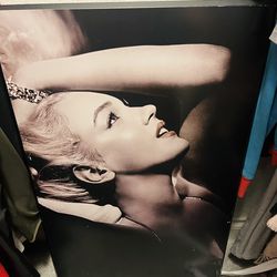 22X34 Inch Wooden Marilyn Manroe Portrait