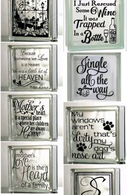 CUSTOMIZED GLASS BLOCKS