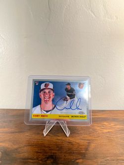 Coby Mayo Topps Plat auto