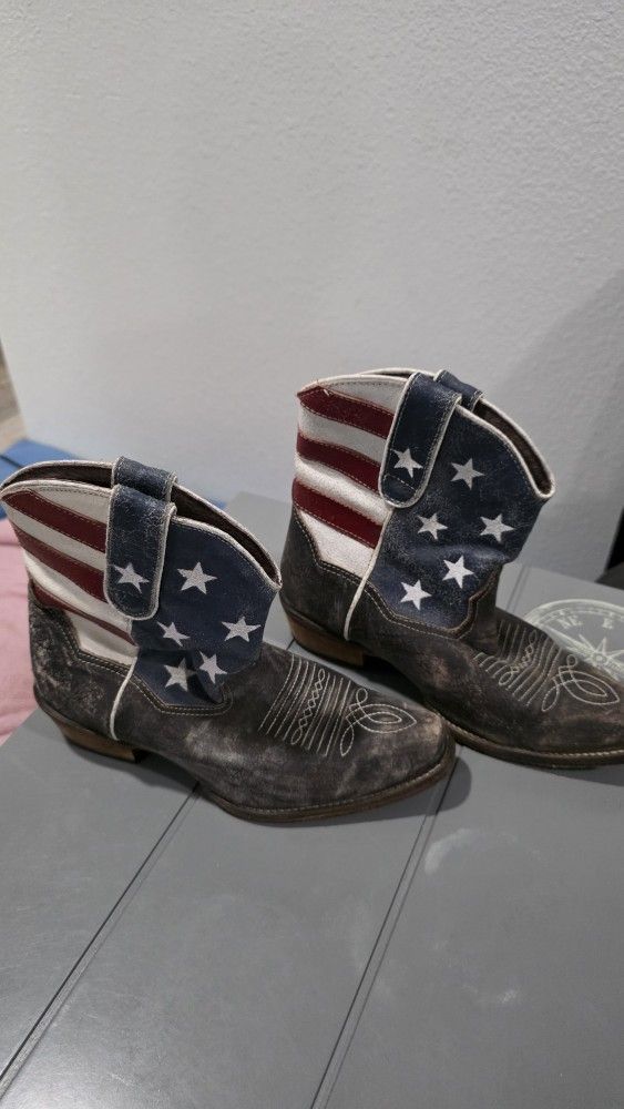 Women's American Flag Boots