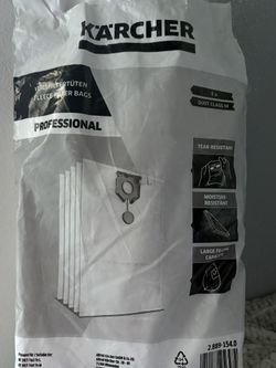 5 , Kärcher Fleece Filter Bags,