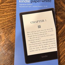 KINDLE PAPERWHITE | SIGNATURE EDITION 