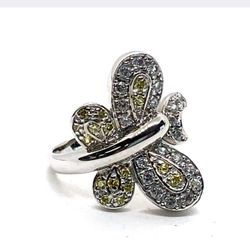 Ladys Ring 14K WG CZ EPJ023679