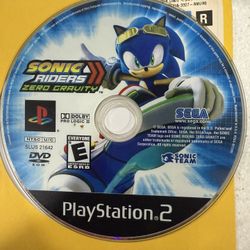 Sonic Riders Zero Gravity For Ps2 (disc Only)