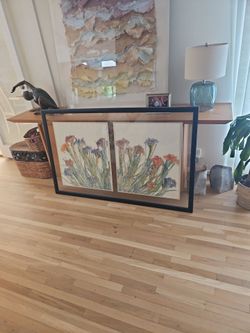 Large watercolor " Iris's"