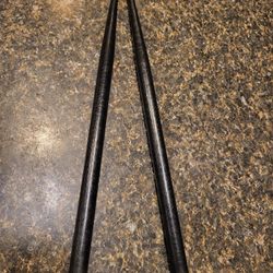 Drumsticks,  black 12" set of 2 