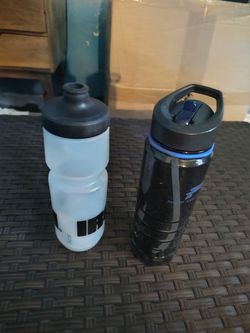 Set of 2 Reusable Sports Water Bottles