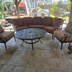 Cast Aluminum Patio Furniture Set