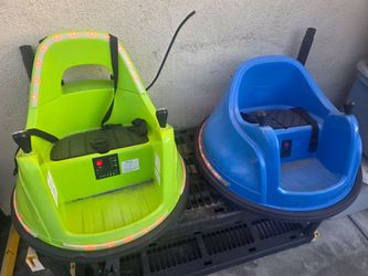 🔥🔥 2 Kidzone Smart Bumper Car for Toddler & Kids 1.5-6 Years Old, 12V 2-Speeds Electric Ride On Bumping Toy Gifts W/Remote Control, APP Control, LED