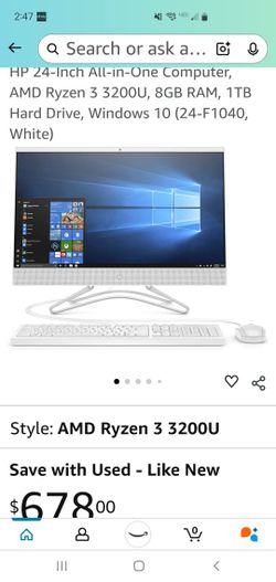 HP ALL IN ONE Computer