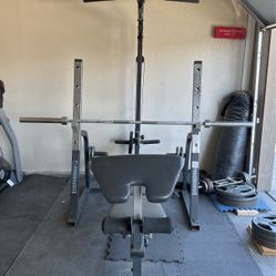 powerhouse pulley machine plus bench