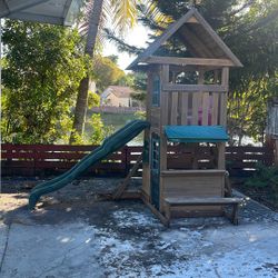 Playhouse With Slide