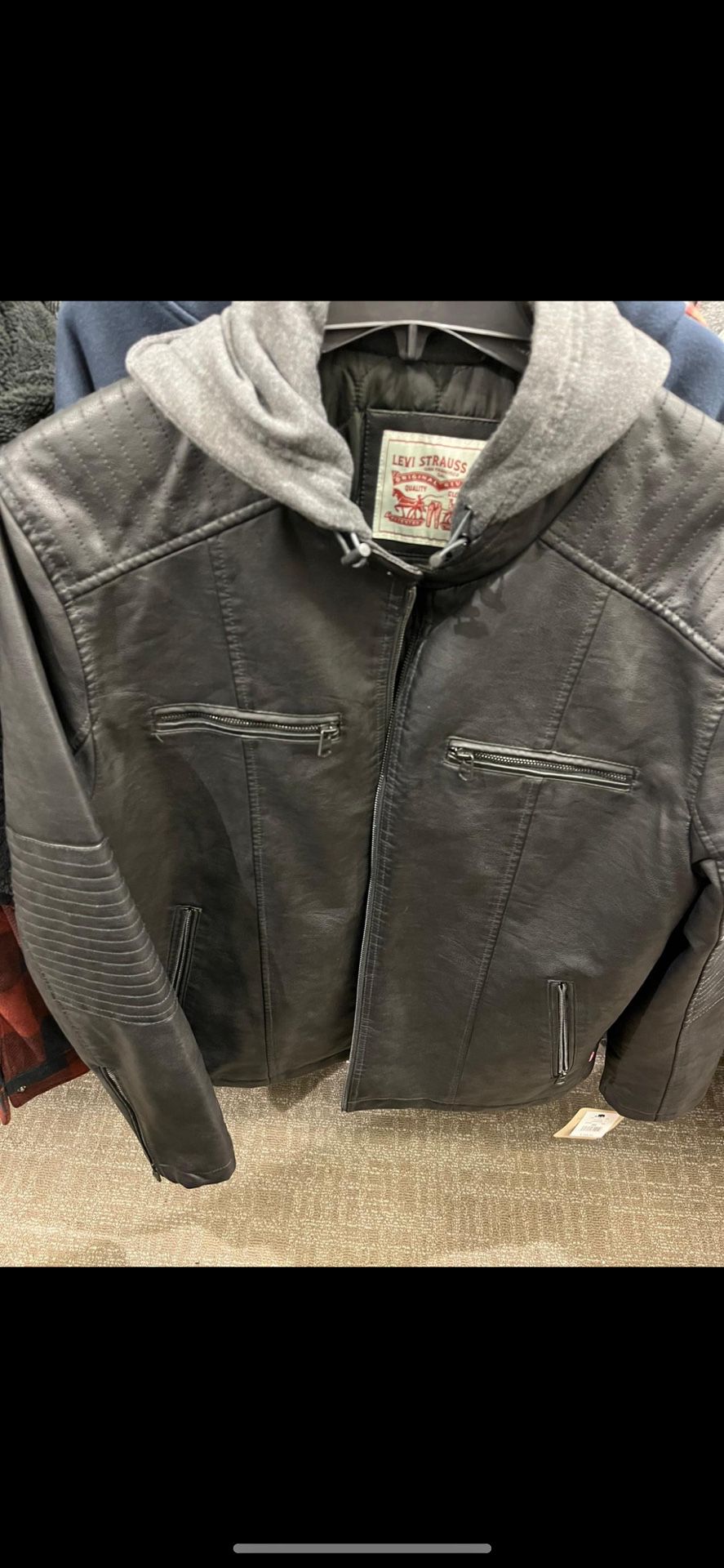 $120 Levi Leather Jacket XXL