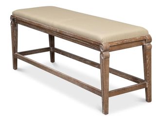 Smith Building Beige Parlor Bench