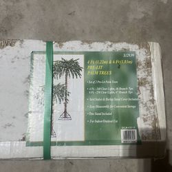 Lighted Palm Trees (NIB)