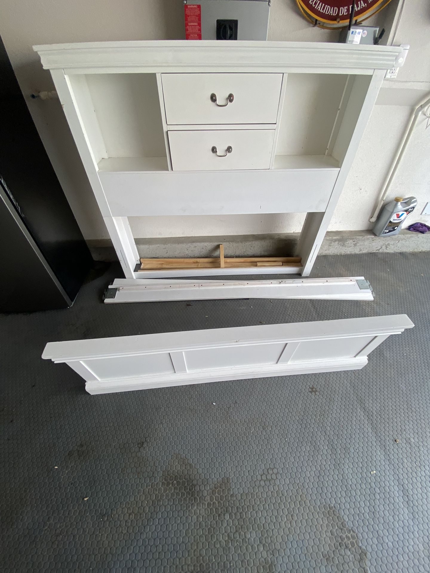 White When Bed Frame Inly