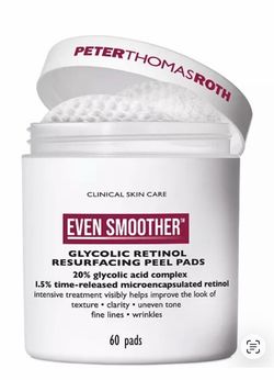 Peter Thomas Roth Even Smoother Glycolic Retinol Resurfacing Peel Pads