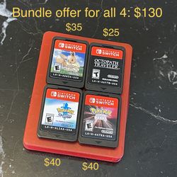 2 Nintendo Switch Games (Pokémon Only)