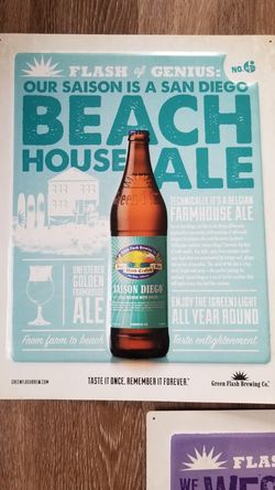 Green Flash Brewing Metal Poster (2)
