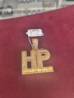10k solid gold diamond pendant 34.7 grams layaway available 10% Dwon if you interested please make sure you ask for Maribel thank you
