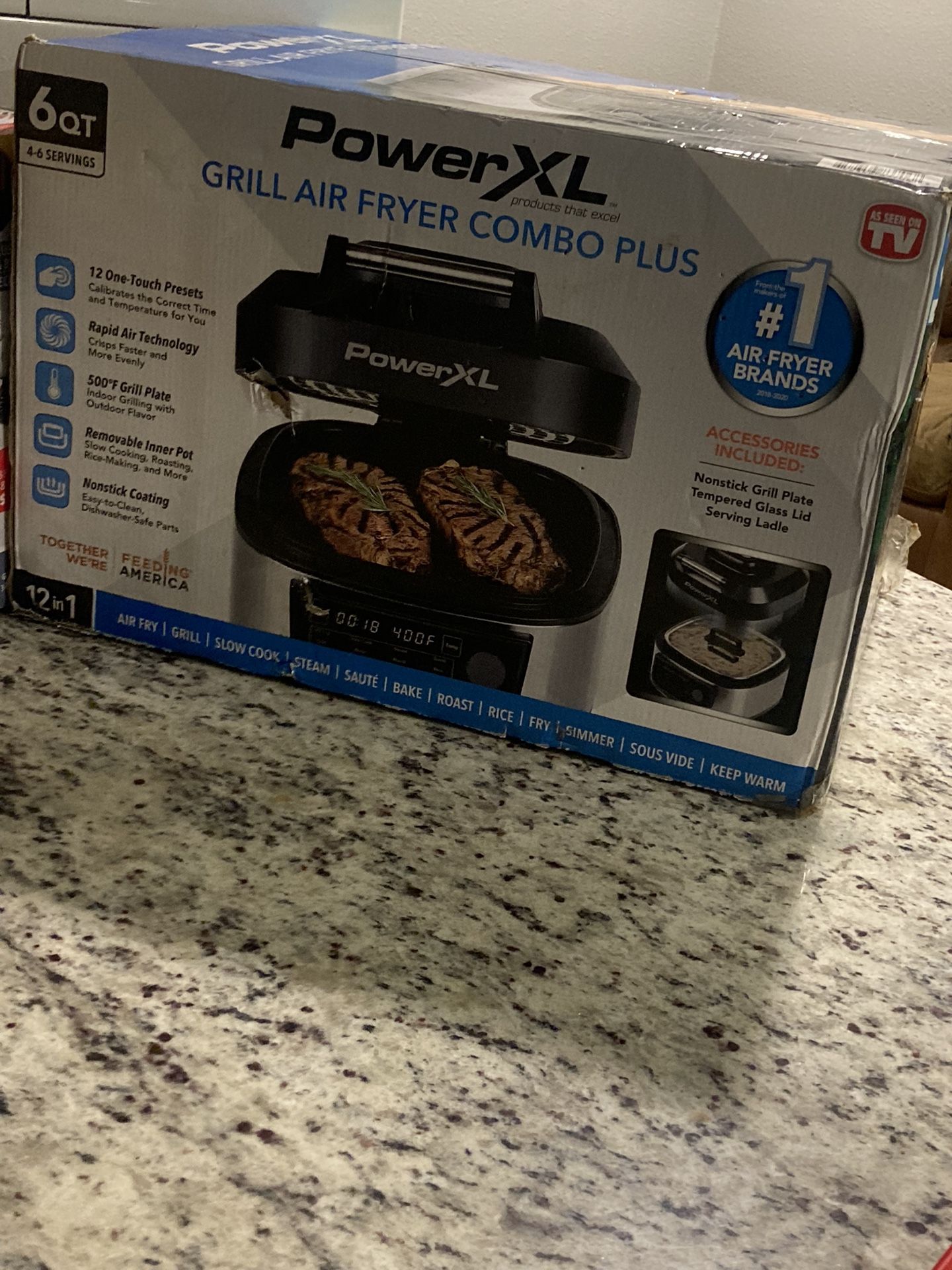 Grill Air Fryer Combo Plus