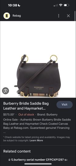 BURBERRY bag for Sale in Fresno, TX - OfferUp