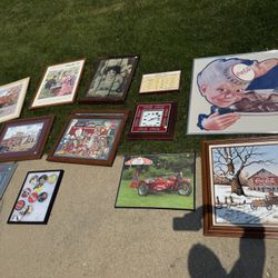 Coca Cola Pictures Framed