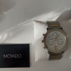 Movado, Brand New, Gold And Silver Watch