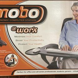 moergonomic MOMBOcomputer station.  Converts Your Chair Into a workstation!