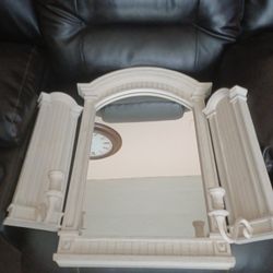 Wall Decor 1  Mirror 2 Candle Holders 
