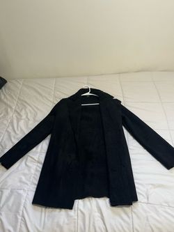 Black sweater coat