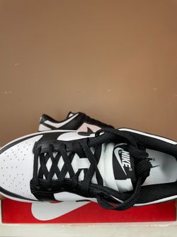 W Nike Dunk Low Panda size 6.5 Black and White