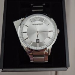 Mens Silver Emporio Armani Watch