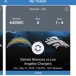 Chargers Ticket Opening Day 