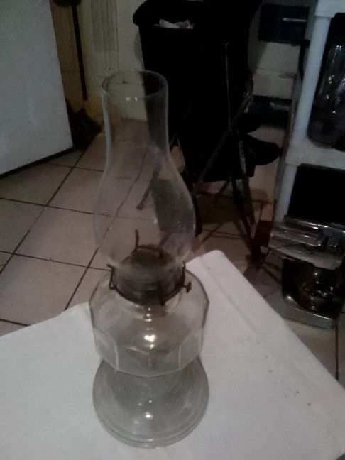 White Flame Oil Lamp