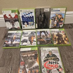 Lot  Of 10 Games  Xbox 360