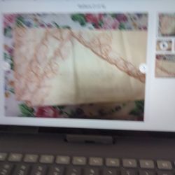 Tablecloth Round With 8 Linen Napkins