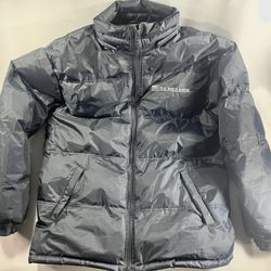 U.S. Polo Assn. Men's Large Blue Full Zip Puffer Jacket