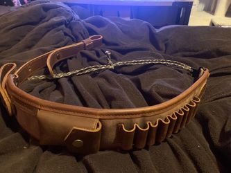 Leather rifle sling