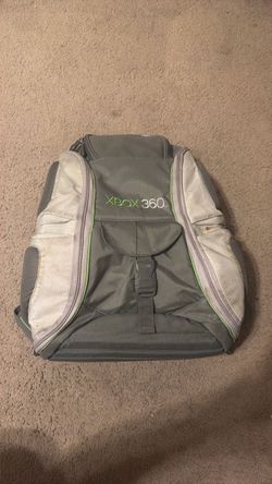 Xbox 360 bag, gray , green striping