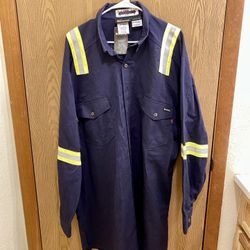 Men”s Flame Resistant Work Shirt Arc Rating 8.7  NFPA 2112