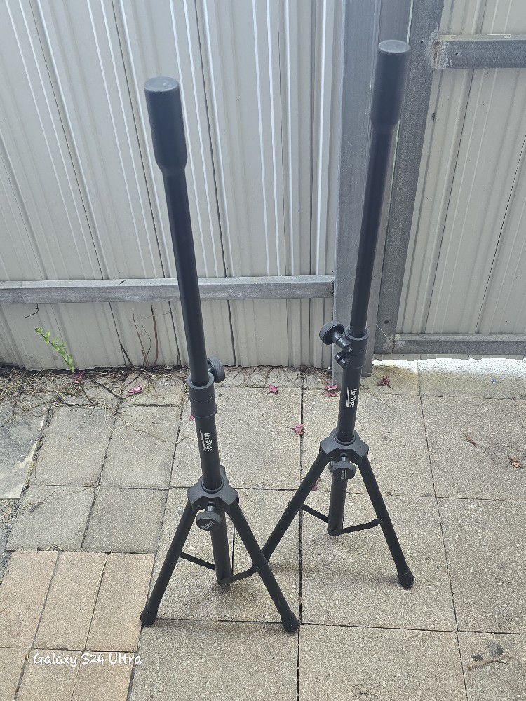 Tripods for speakers. 